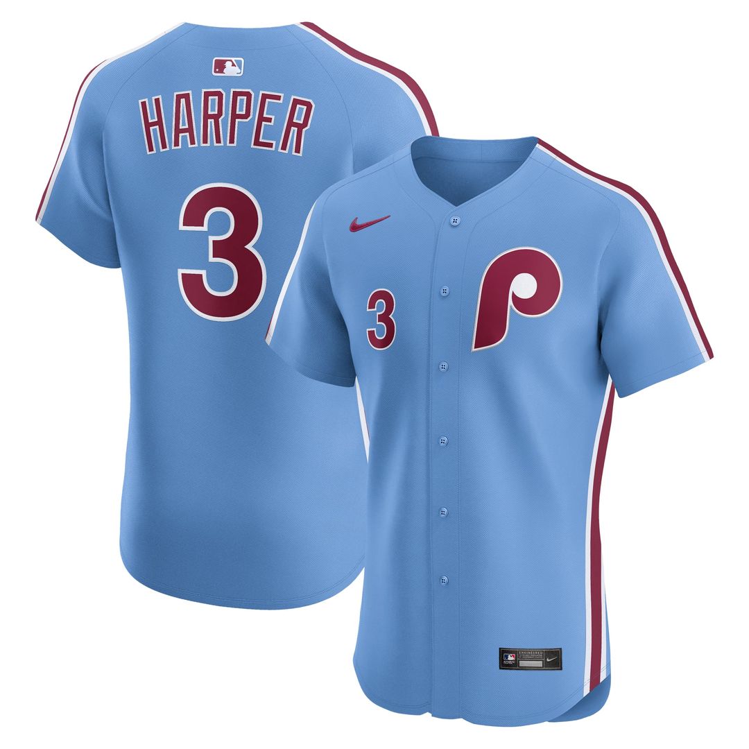 Philadelphia Phillies Bryce Harper Nike Home Elite Jersey - White