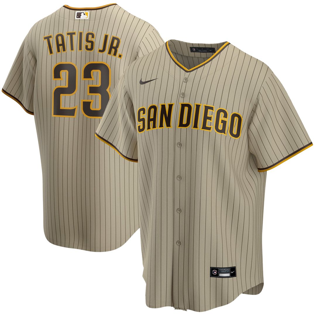 San Diego Padres Fernando Tatis Jr. Nike Alternate Replica Player Jersey - Tan