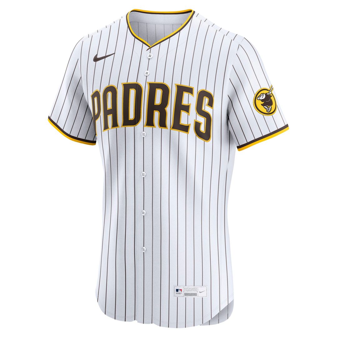 San Diego Padres Nike Home Elite Jersey - White