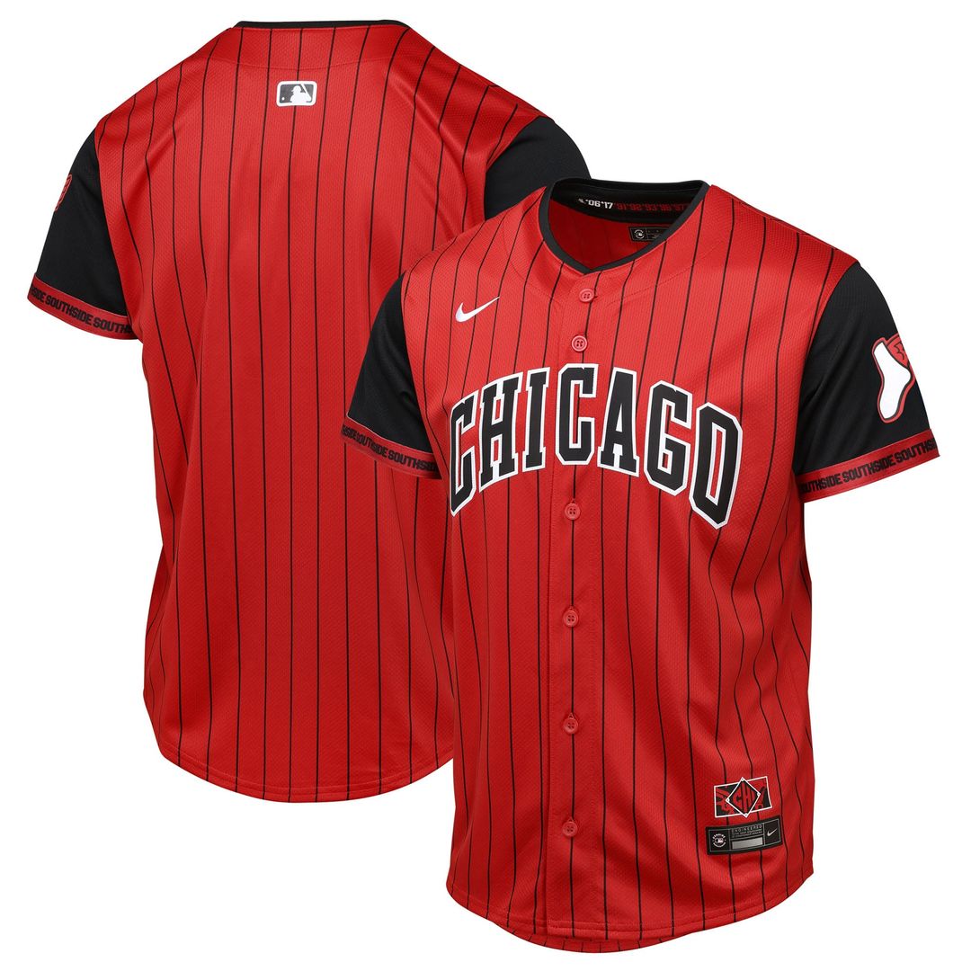Chicago White Sox Youth 2025 City Connect Limited Jersey - Red/Black