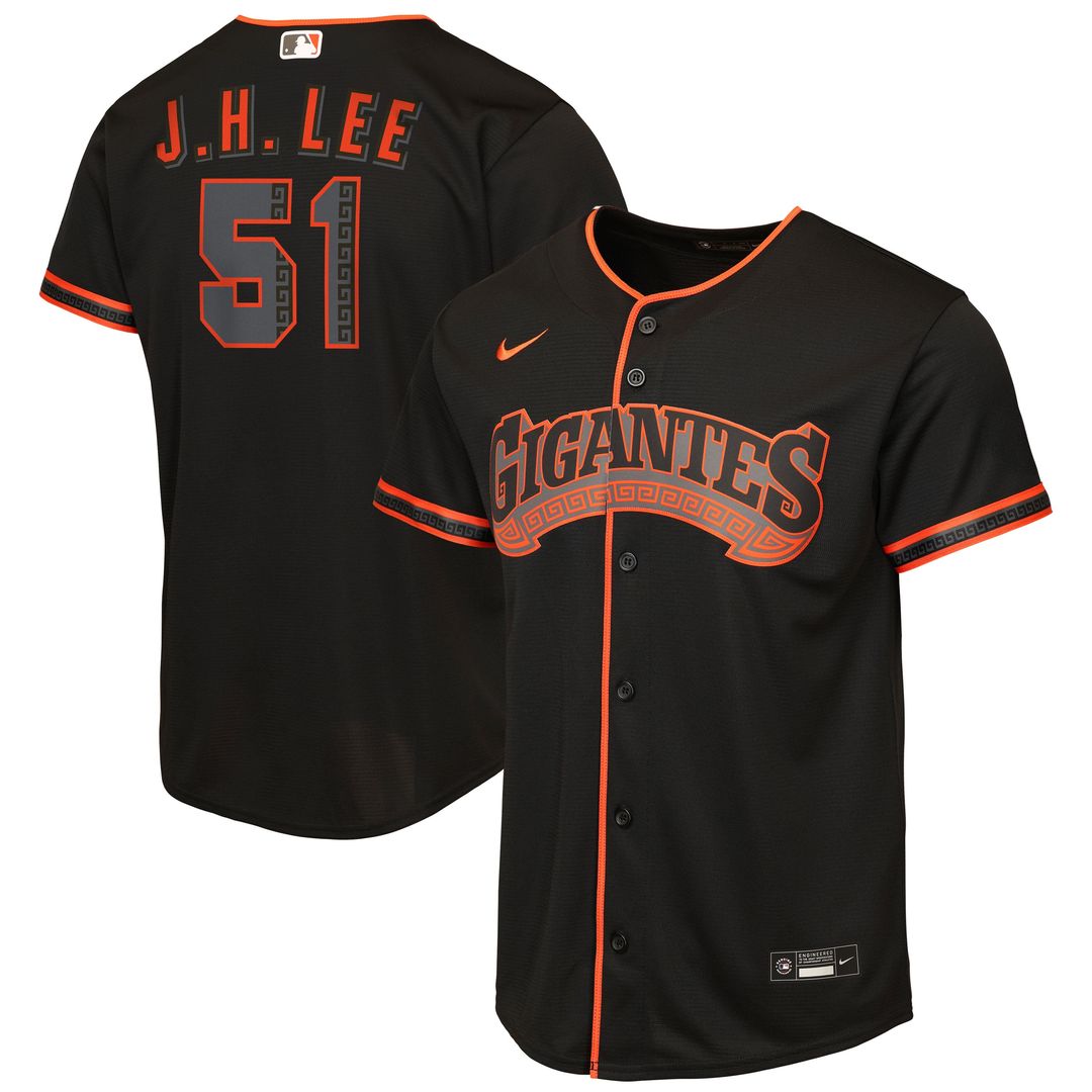 San Francisco Giants Jung Hoo Lee Nike Youth Alternate 2 Replica Jersey - Black