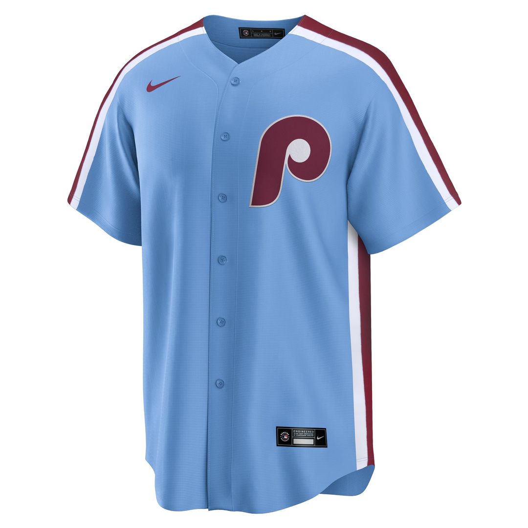 Philadelphia Phillies Kyle Schwarber Nike Alternate, 1st Replica Jersey - Light Blue
