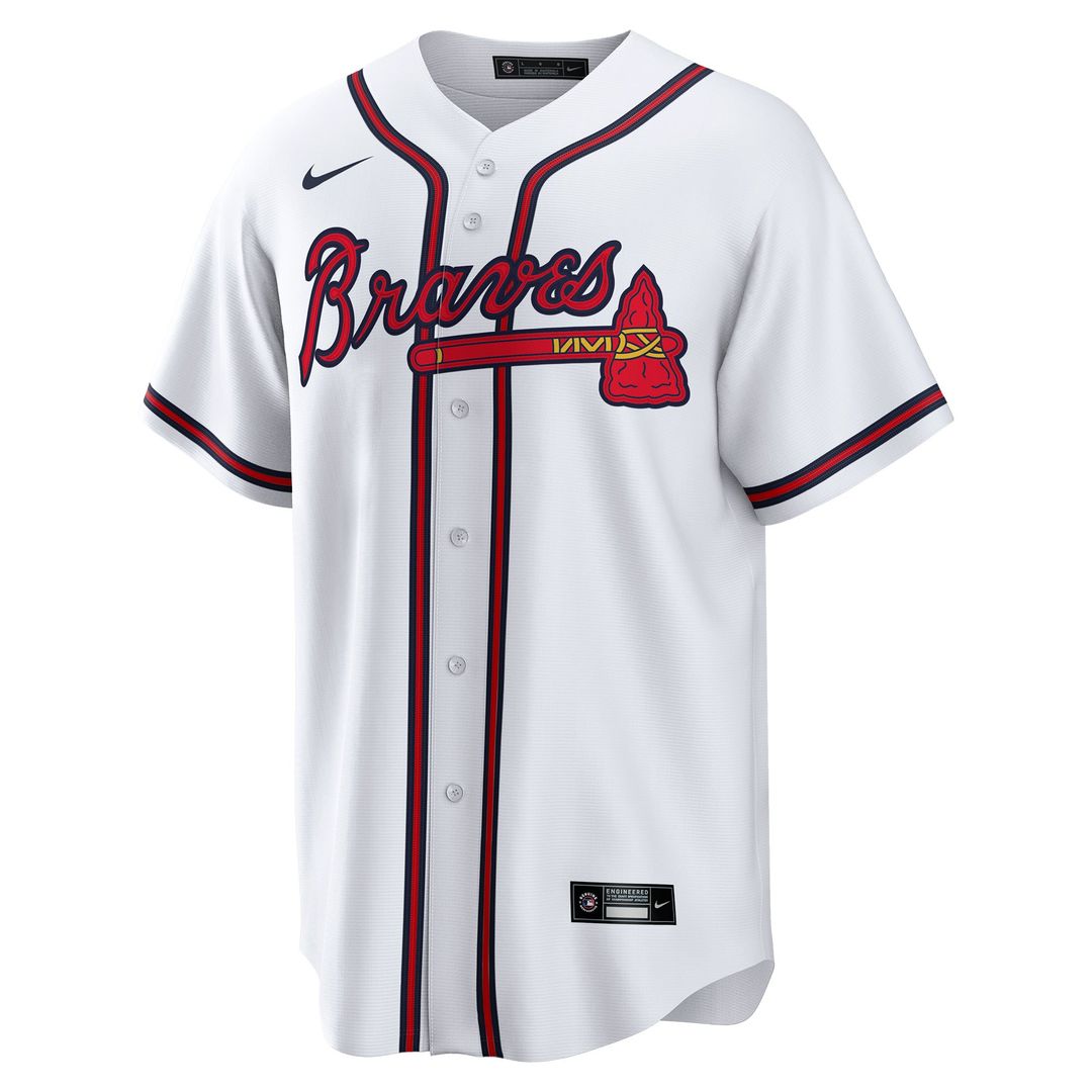 Atlanta Braves Joe Jiménez Nike Home Replica Player Jersey - White