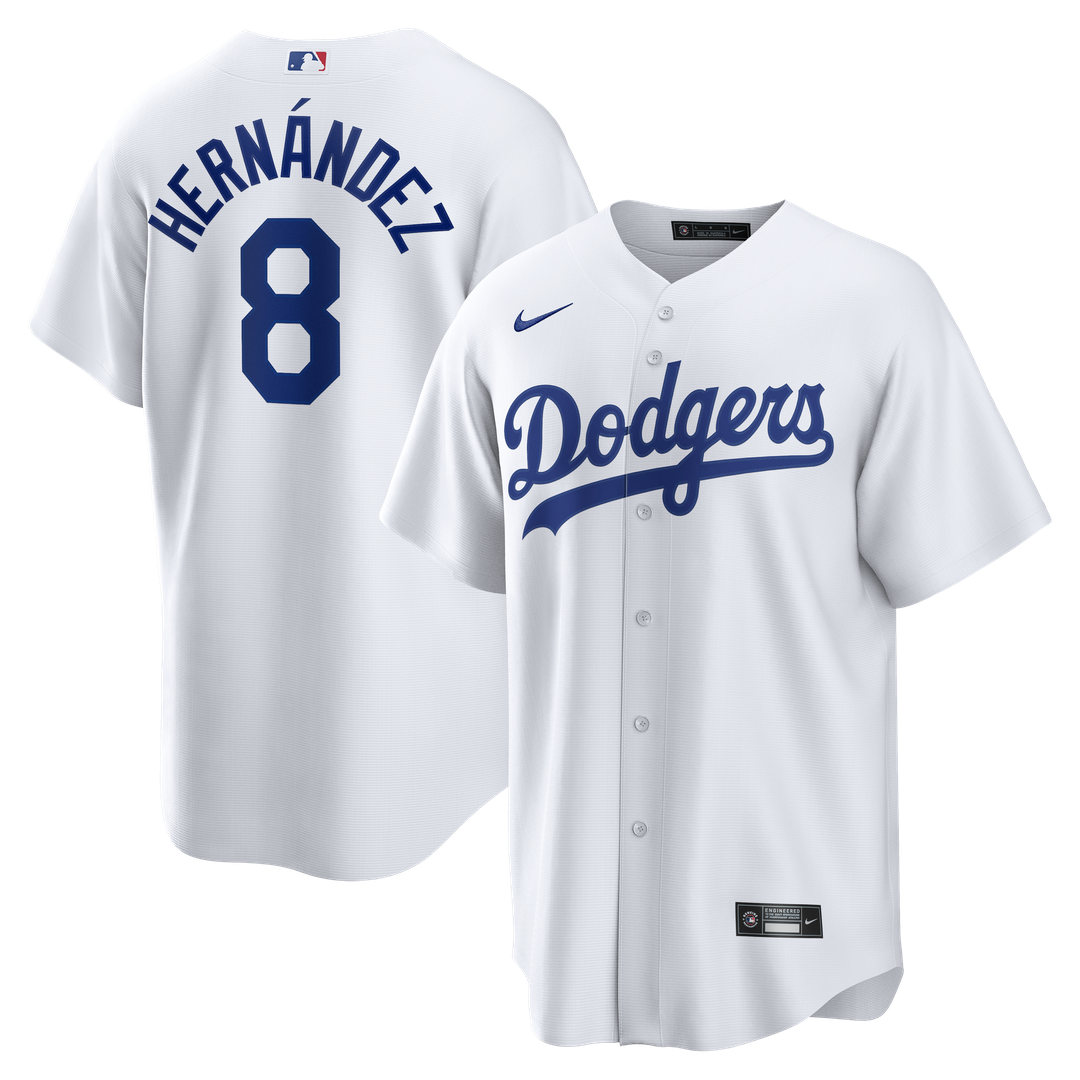 Los Angeles Dodgers Enrique Hern¨¢ndez Nike Home Replica Jersey - White