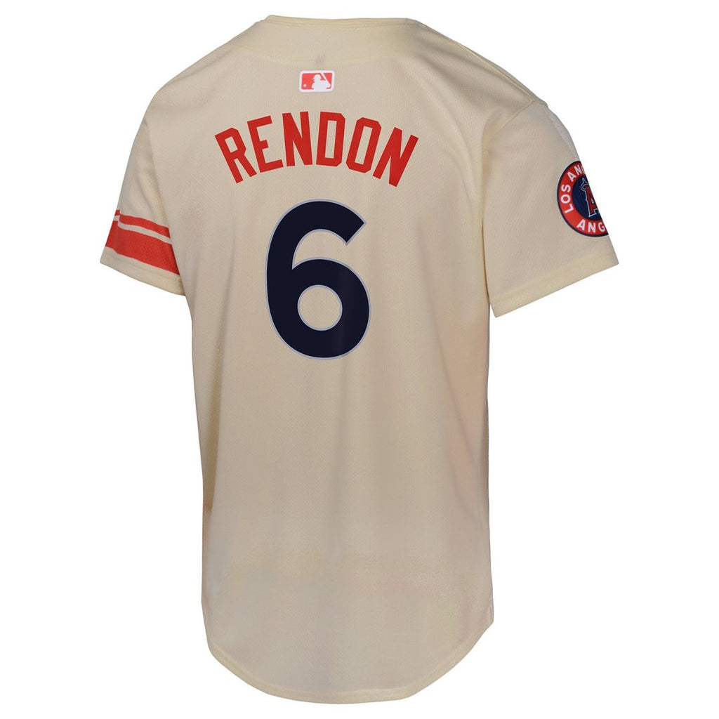 Los Angeles Angels Anthony Rendon Nike Youth City Connect Limited Player Jersey - Cream