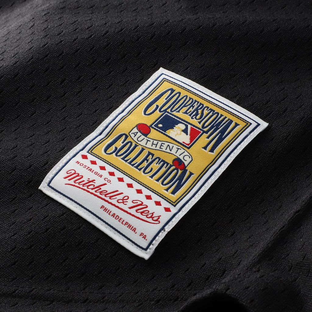 Cincinnati Reds Ken Griffey Jr. Mitchell & Ness Cooperstown Mesh Batting Practice Button - Up Jersey - Black