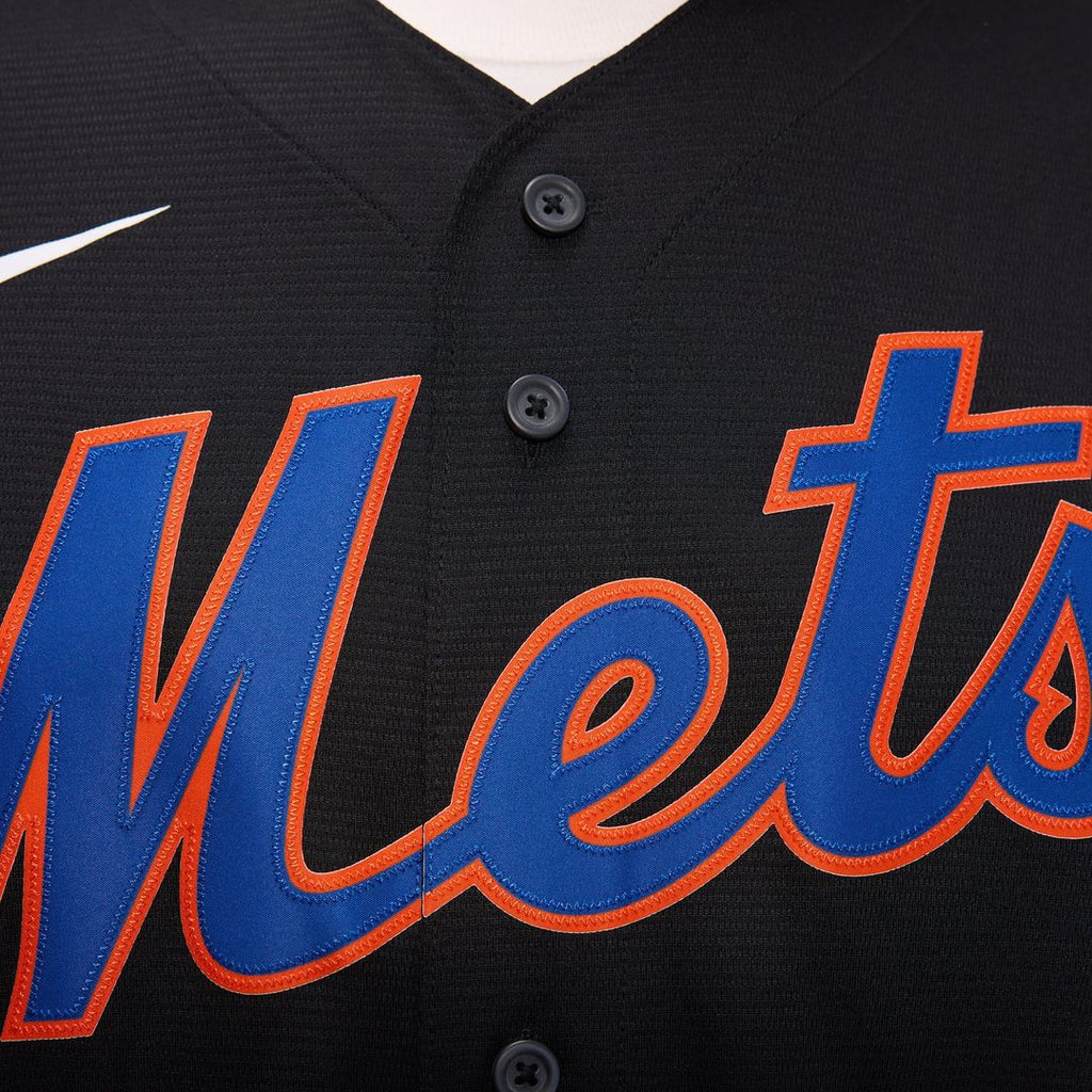 New York Mets Starling Marte Nike Alternate Replica Jersey - Black