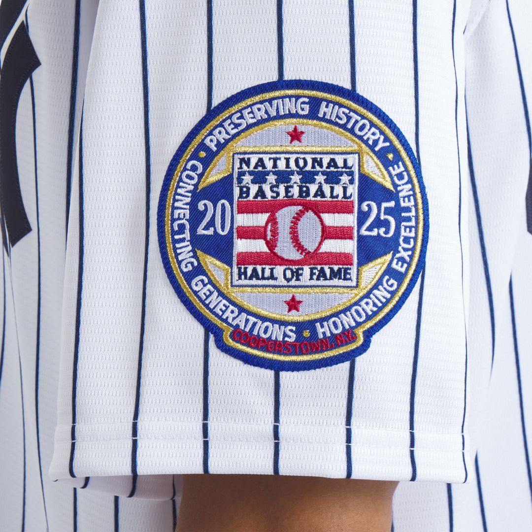 New York Yankees CC Sabathia Nike 2025 Baseball Hall of Fame Name & Number Retired Replica Jersey - White