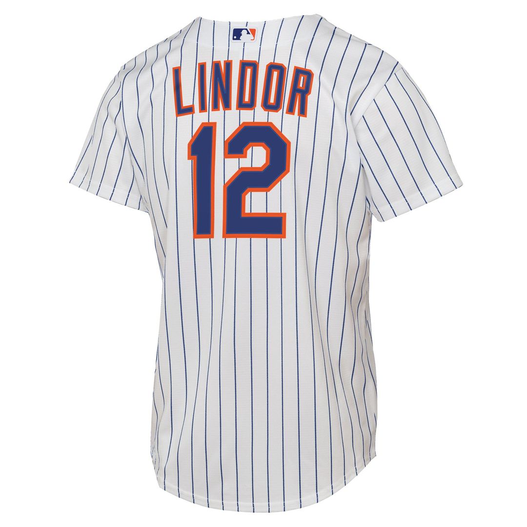 New York Mets Francisco Lindor Nike Youth Home Replica Player Jersey - White