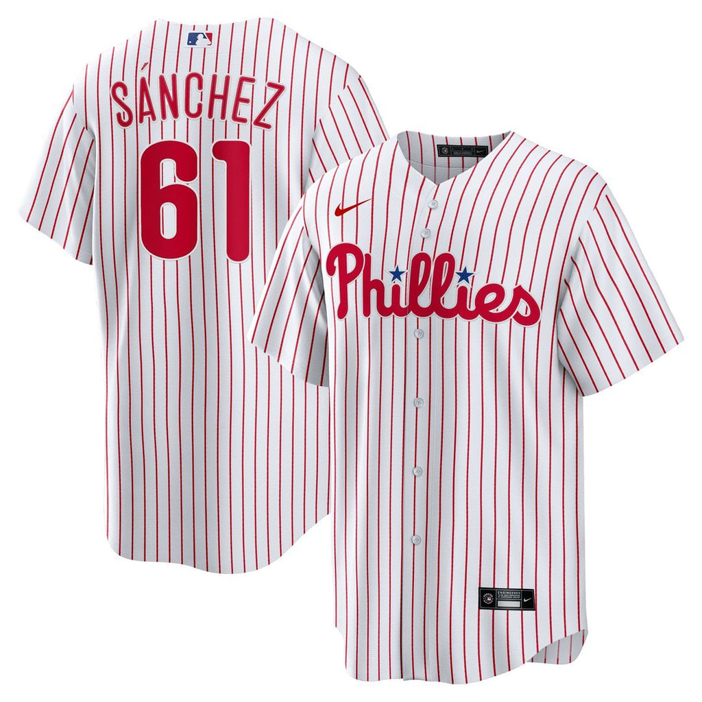 Philadelphia Phillies Cristopher Sanchez Nike Home Replica Jersey - White