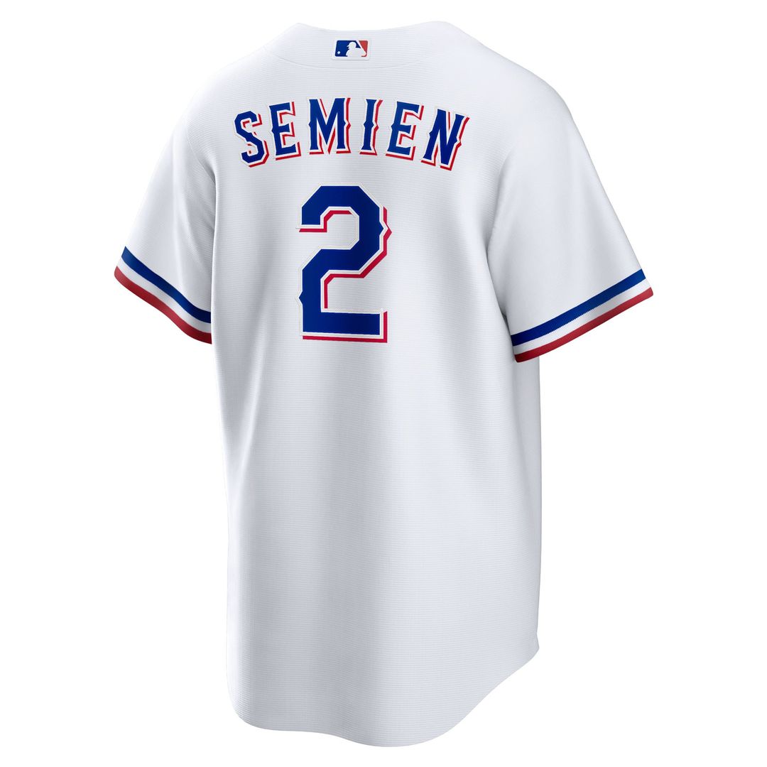 Texas Rangers Marcus Semien Nike Home Replica Player Jersey - White