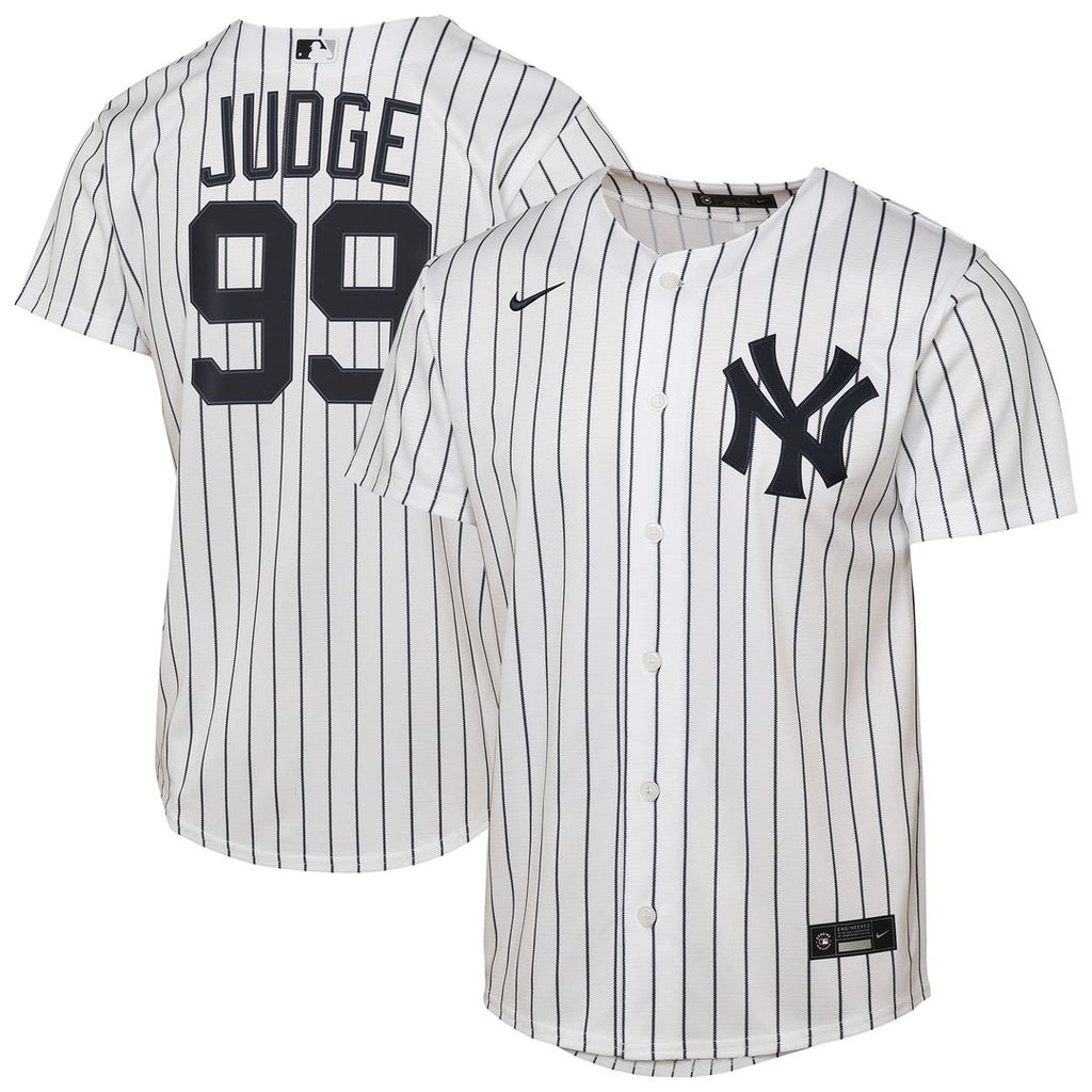 New York Yankees Aaron Judge Nike Youth Home Replica Player Jersey - White