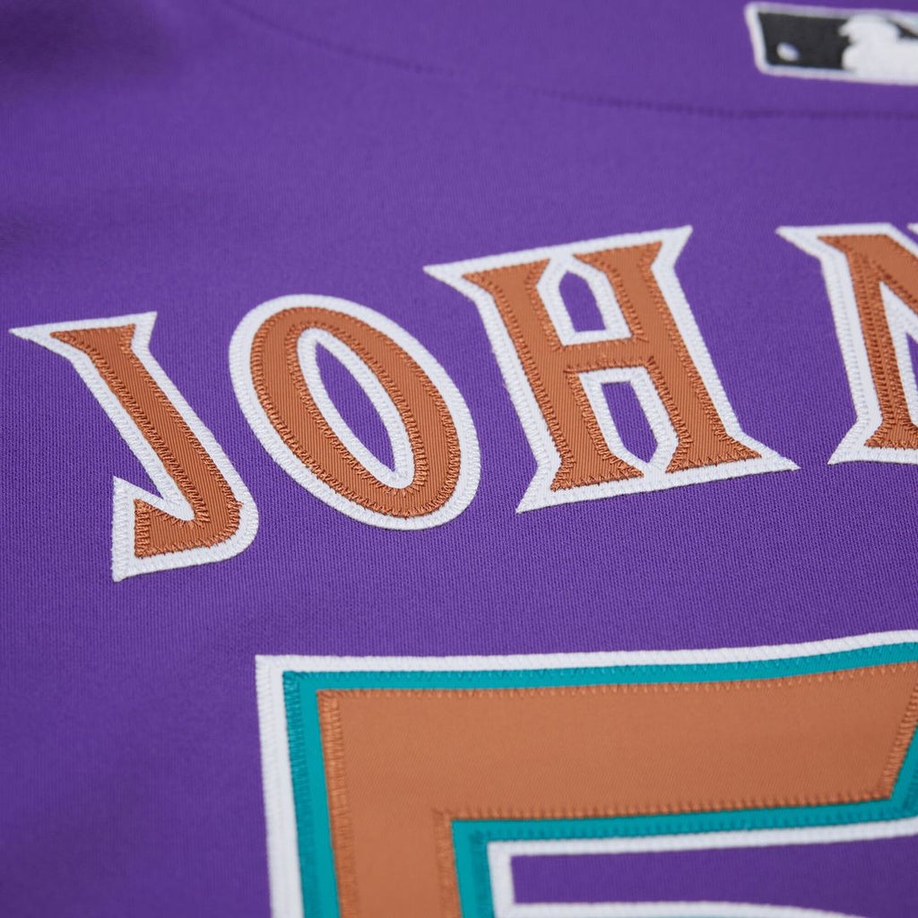 Arizona Diamondbacks Randy Johnson Mitchell & Ness 2000 Throwback Authentic Jersey - Purple