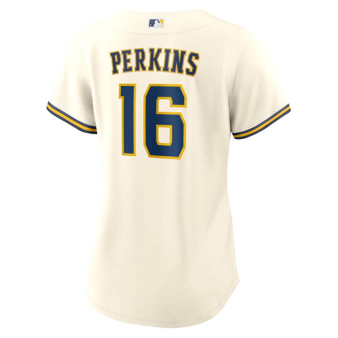 Milwaukee Brewers Blake Perkins Nike Women's Home Replica Jersey - Cream