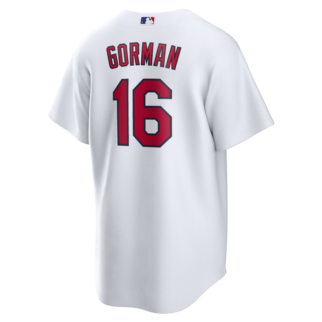 St. Louis Cardinals Nolan Gorman Nike Home Replica Jersey - White