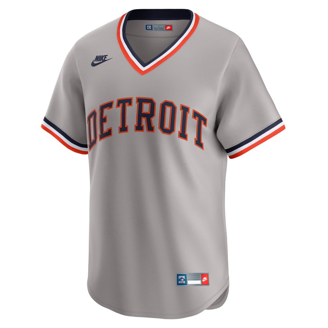 Detroit Tigers Alan Trammell Nike Cooperstown Limited Jersey - Gray