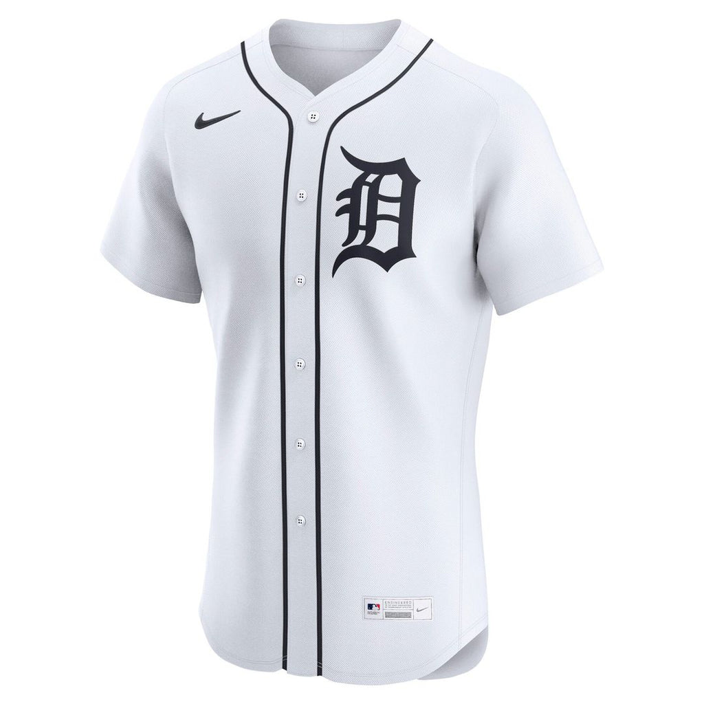 Detroit Tigers Nike Home Elite Jersey - White