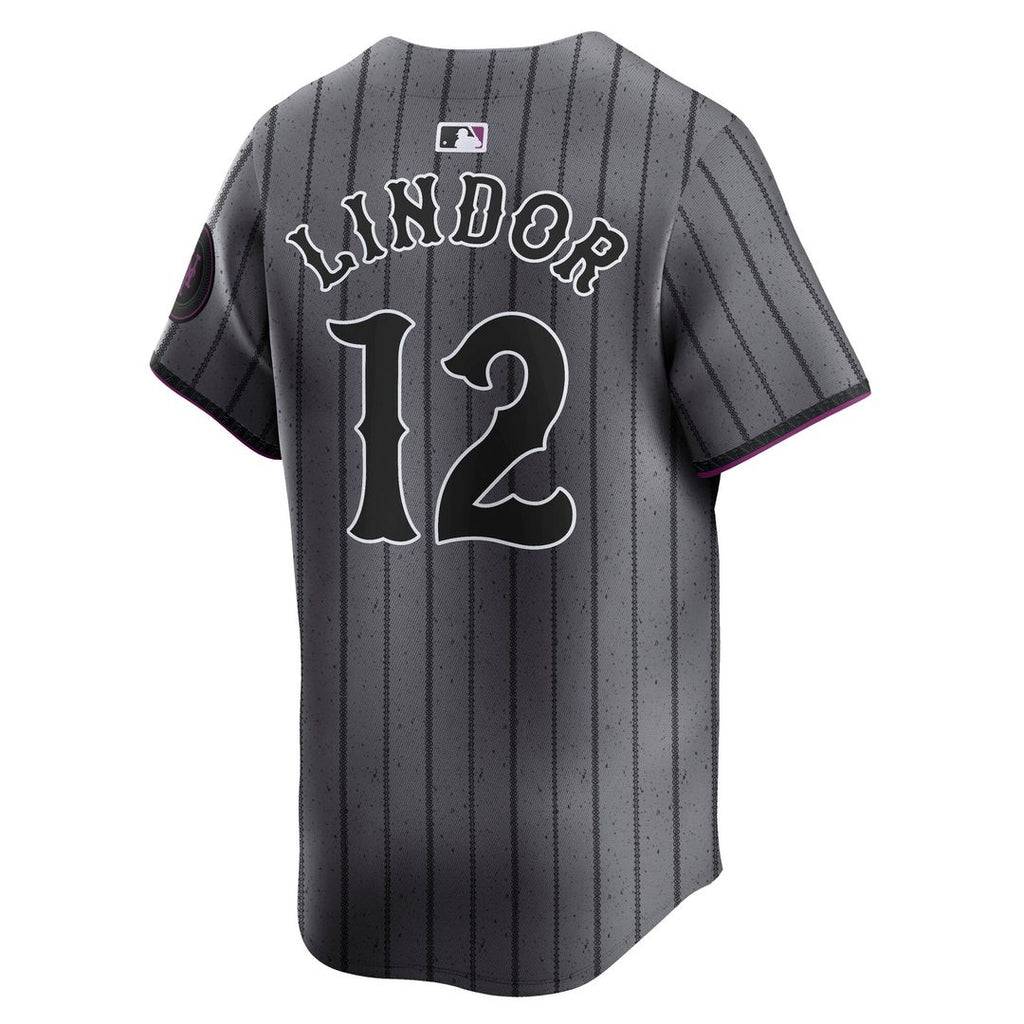 New York Mets Francisco Lindor Nike City Connect Limited Jersey - Gray