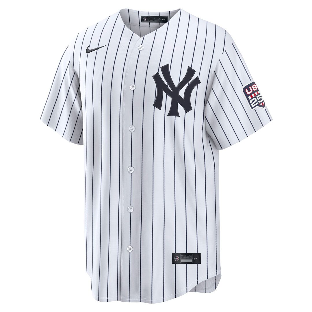 New York Yankees Aaron Judge Nike USA 250 Fourth of July Home Stadium Jersey - White