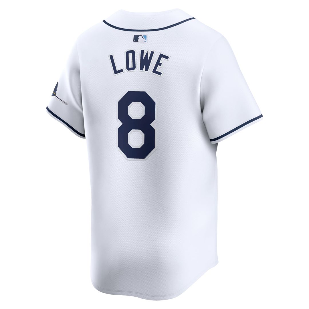 Tampa Bay Rays Brandon Lowe Nike Home Limited Player Jersey - White