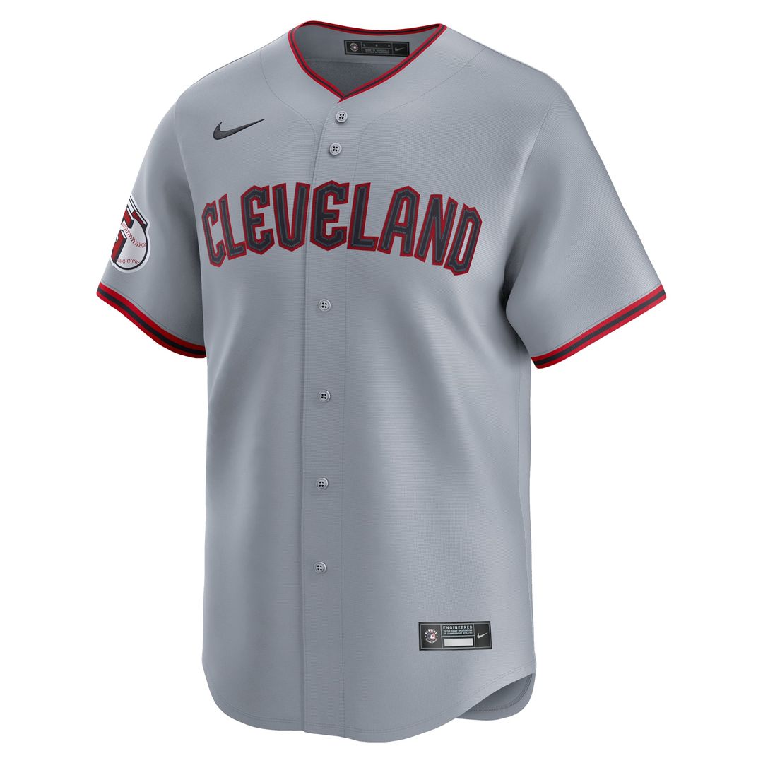 Cleveland Guardians Nike Road Limited Jersey - Gray