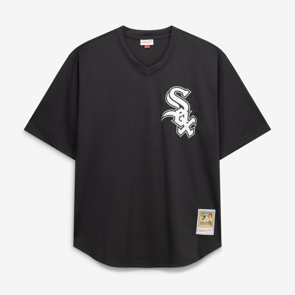 Chicago White Sox Bo Jackson Mitchell & Ness Cooperstown Big & Tall Mesh Batting Practice Jersey - Black