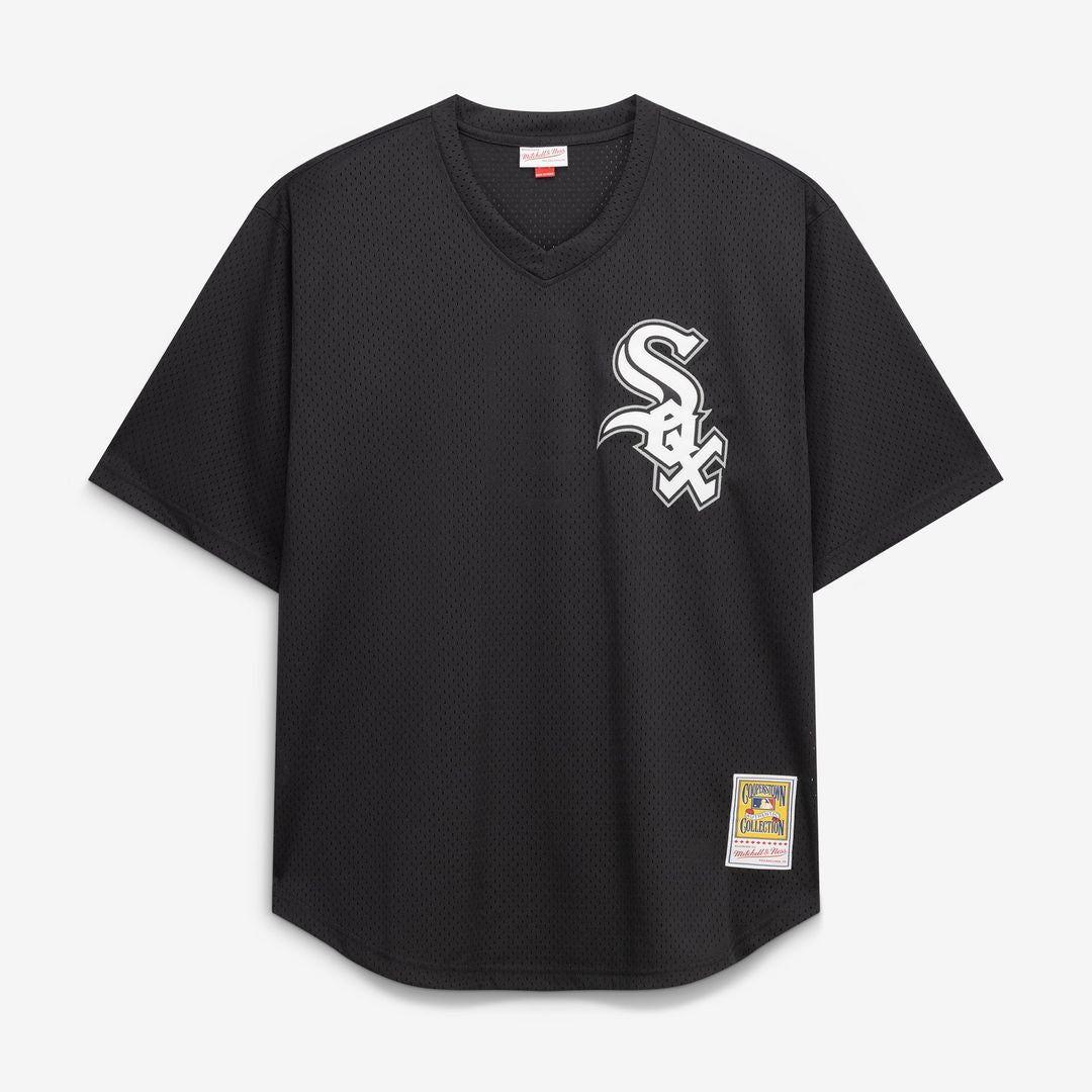 Chicago White Sox Bo Jackson Mitchell & Ness Cooperstown Big & Tall Mesh Batting Practice Jersey - Black