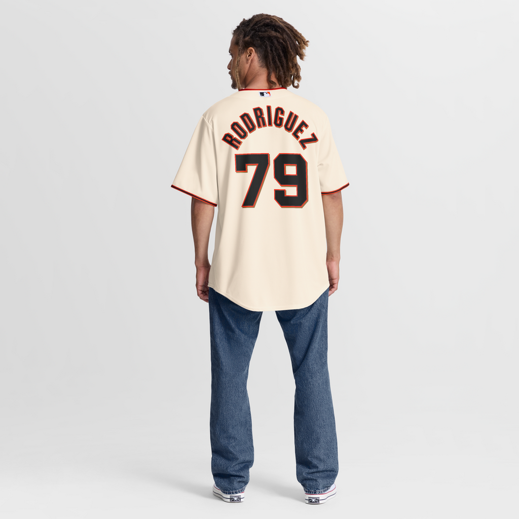 San Francisco Giants Jesus Rodriguez Nike Home Replica Jersey - Cream