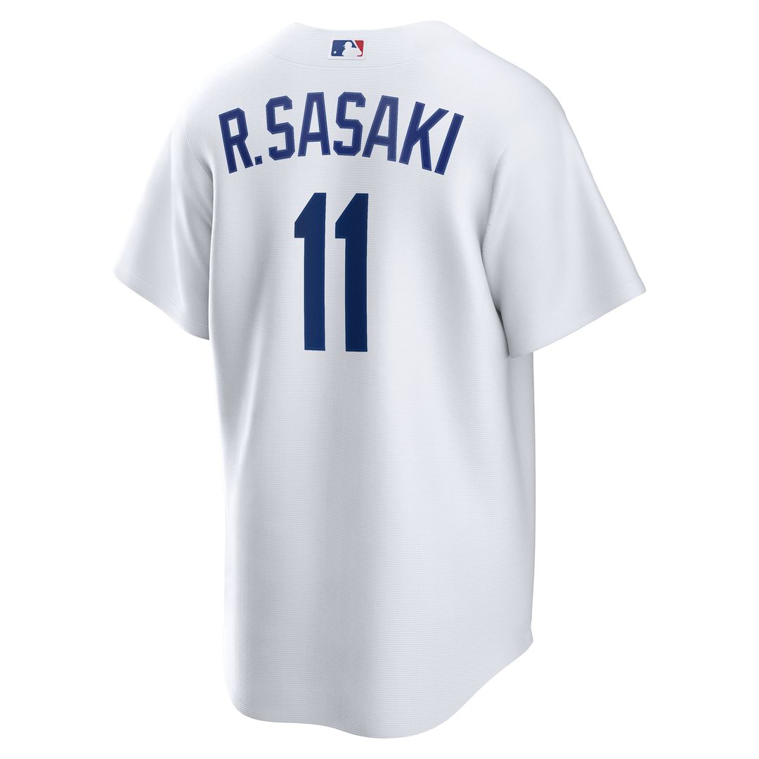 Los Angeles Dodgers R¨­ki Sasaki Nike Replica Jersey - White