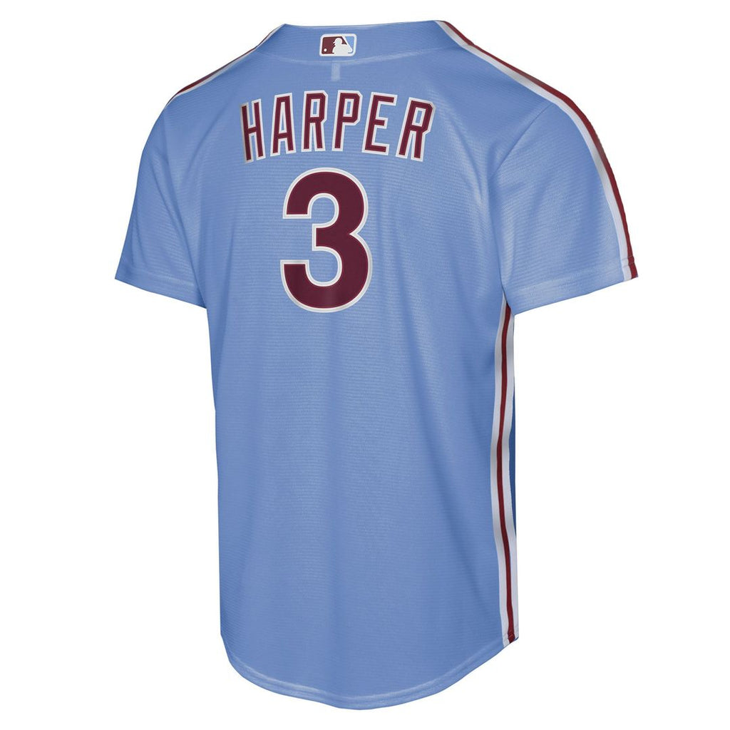 Philadelphia Phillies Bryce Harper Nike Youth Alternate Replica Jersey - Light Blue