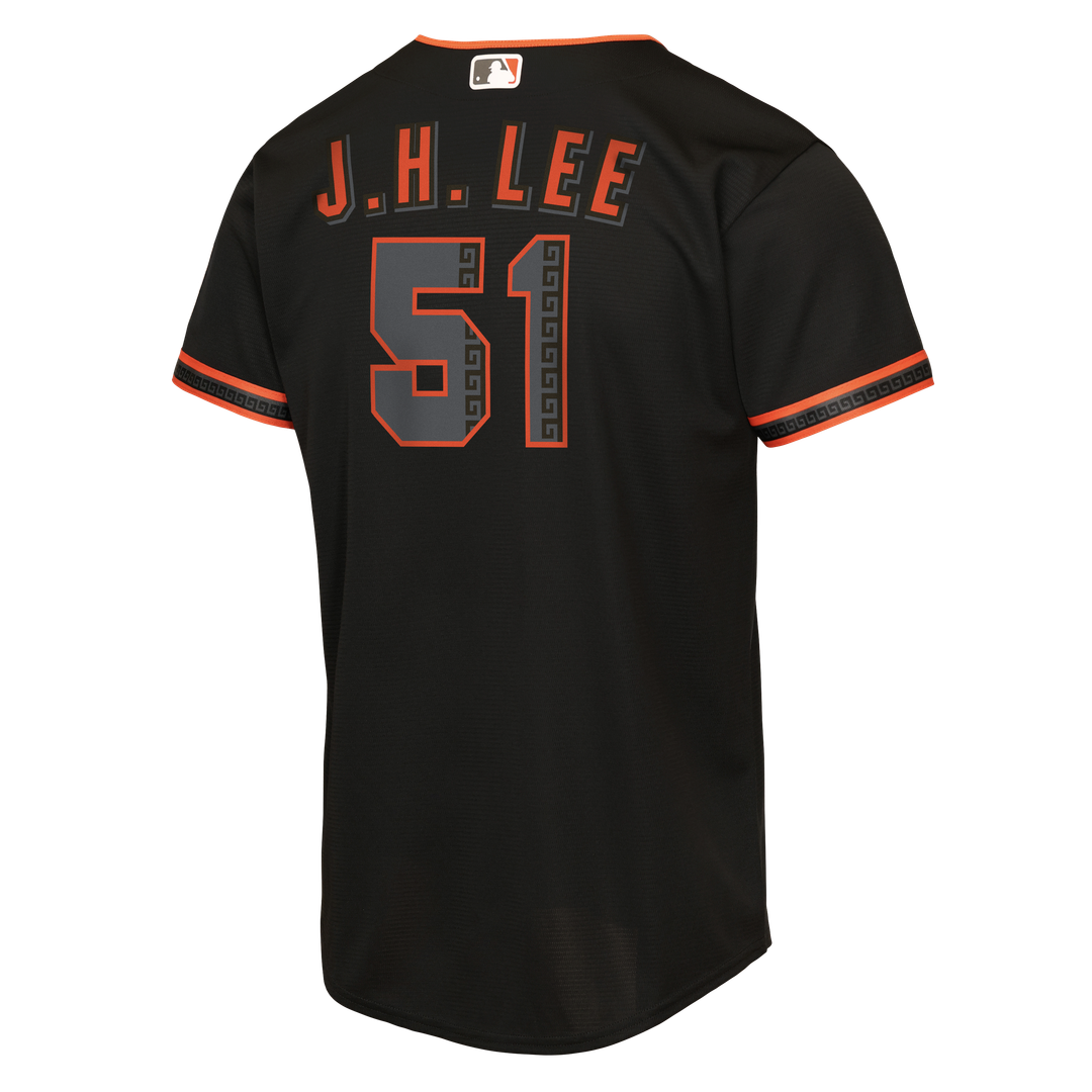 San Francisco Giants Jung Hoo Lee Nike Youth Alternate 2 Replica Jersey - Black