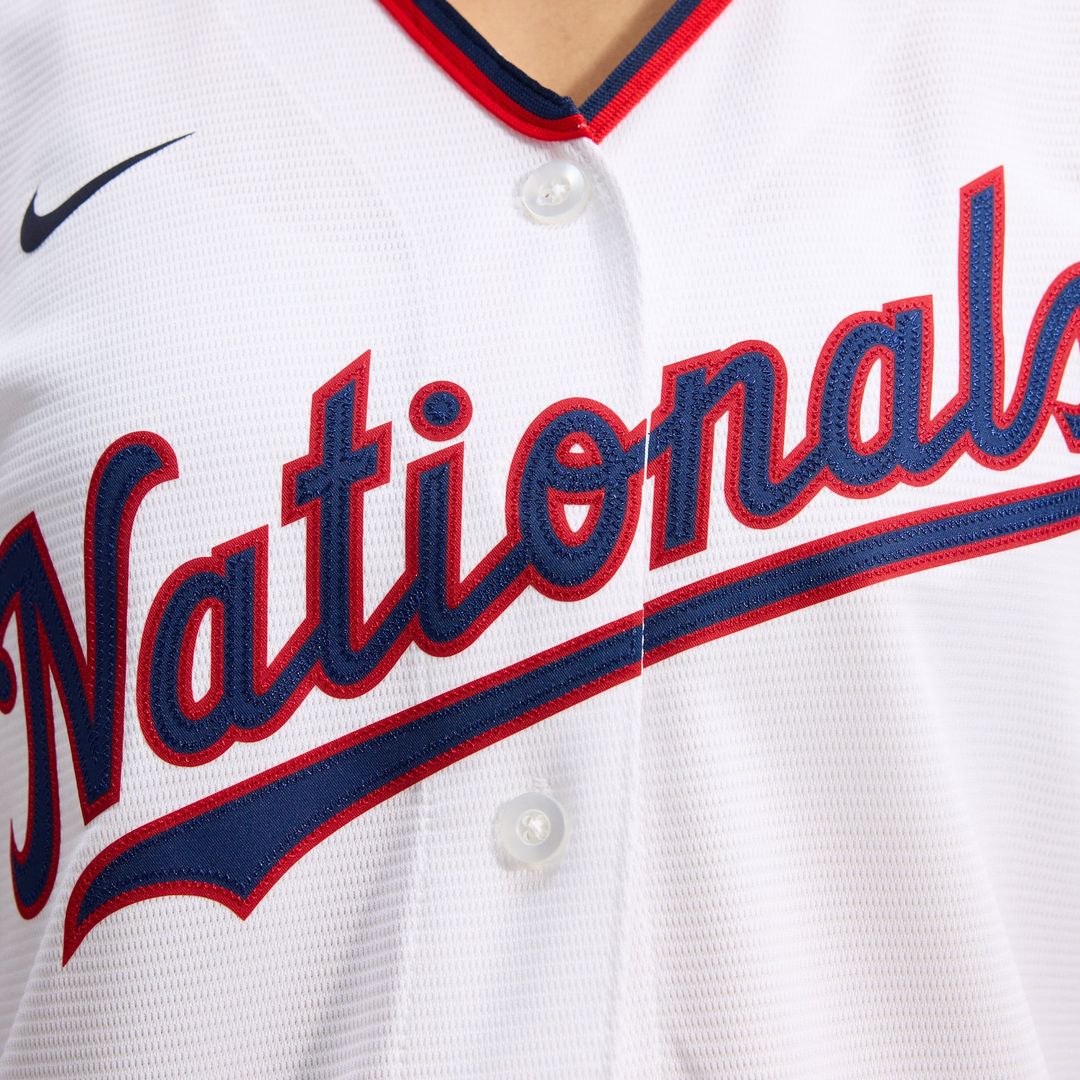 Washington Nationals CJ Abrams Nike Women's Home Replica Player Jersey - White