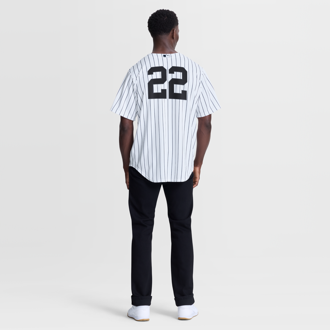 New York Yankees Ben Rice Nike Home Replica Jersey - White