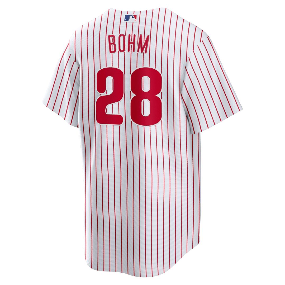 Philadelphia Phillies Alec Bohm Nike Home Replica Jersey - White