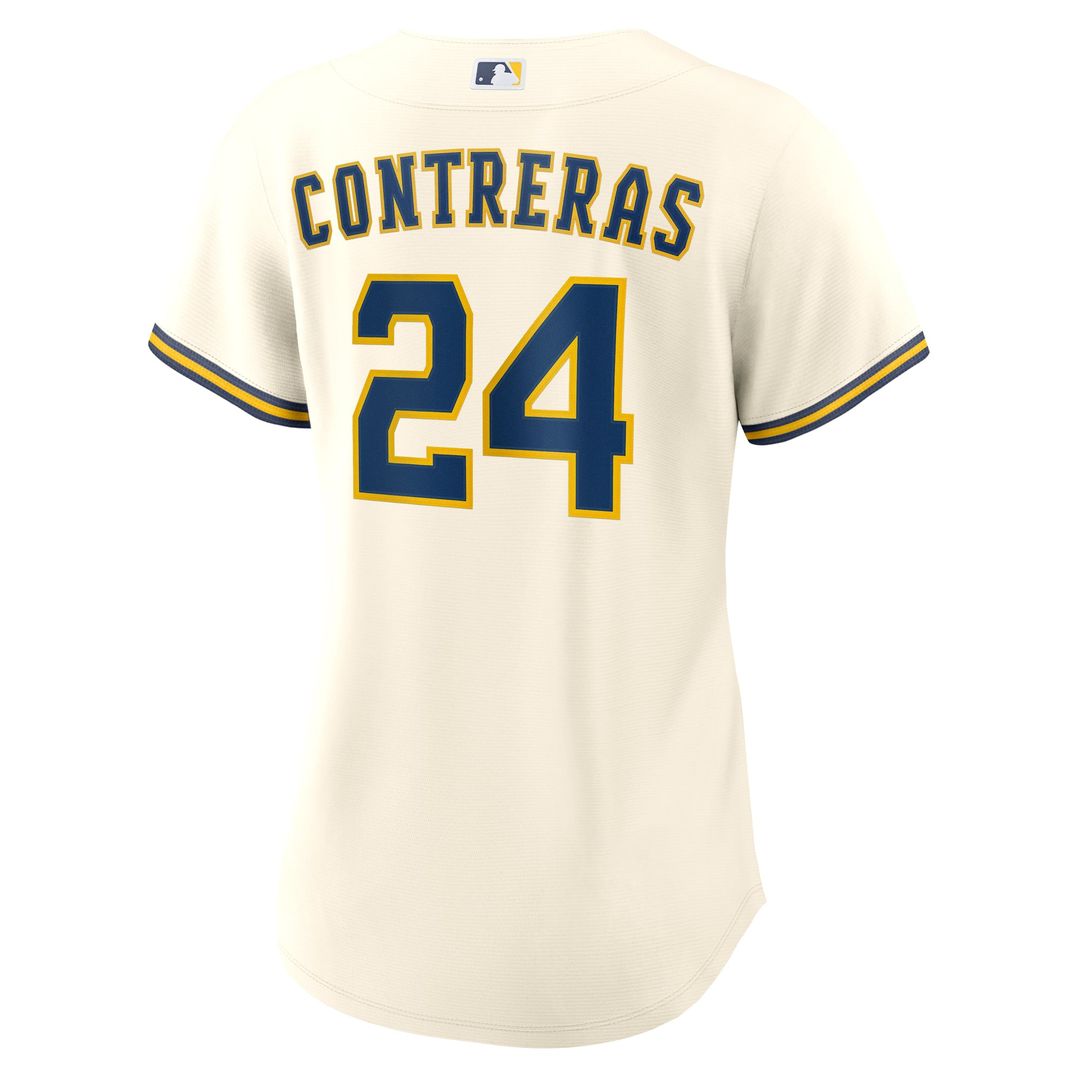 Milwaukee Brewers William Contreras Nike Women's Home Replica Jersey - Cream