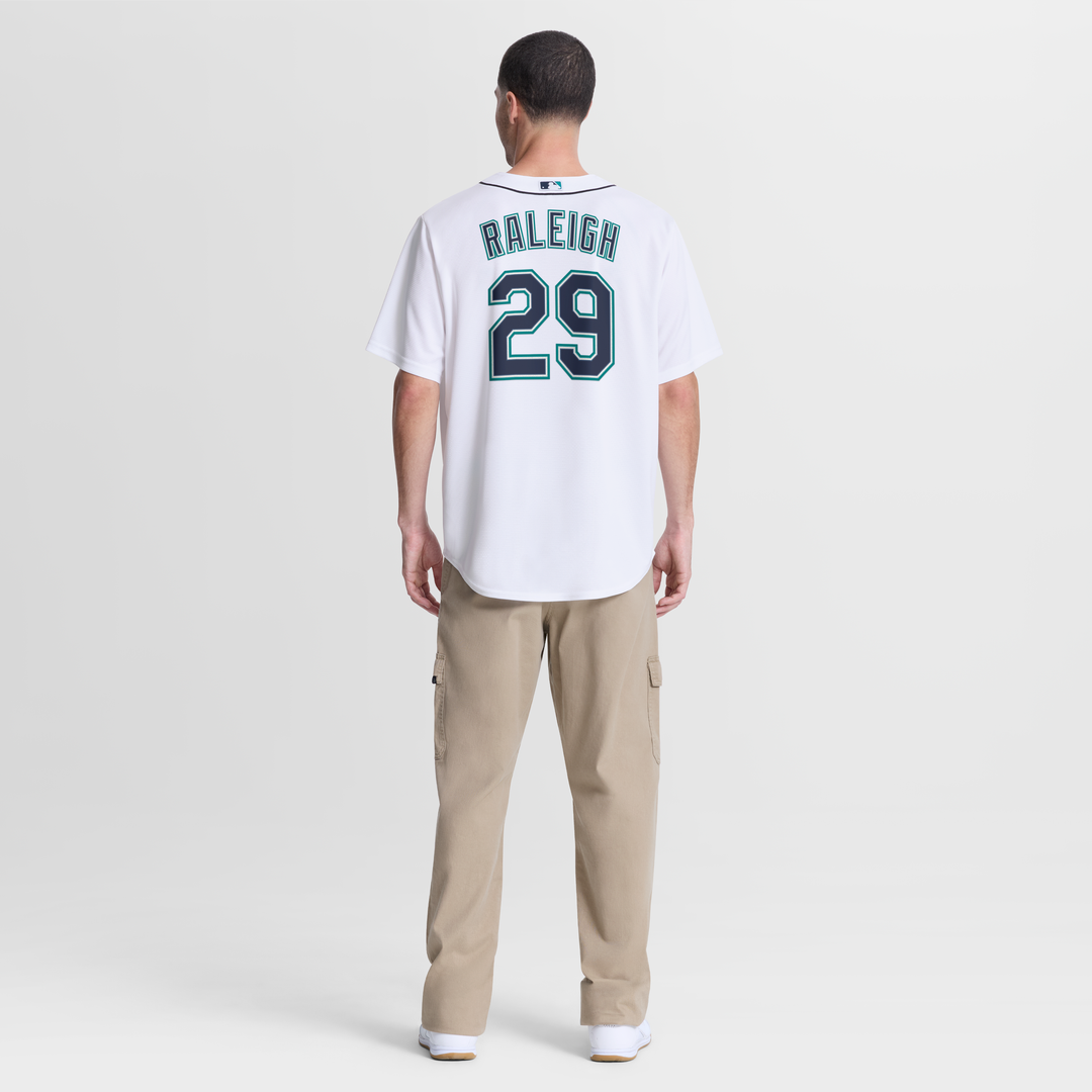 Seattle Mariners Cal Raleigh Nike Home Replica Jersey - White