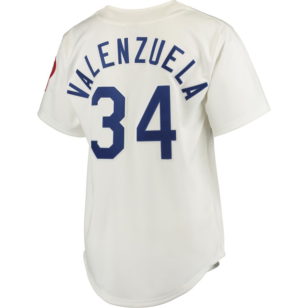 Los Angeles Dodgers Fernando Valenzuela Mitchell & Ness Authentic Jersey - White