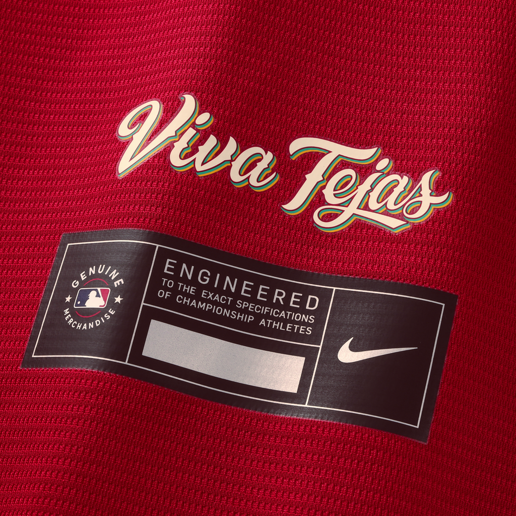Texas Rangers Joc Pederson Nike 2026 City Connect Stadium Jersey - Red
