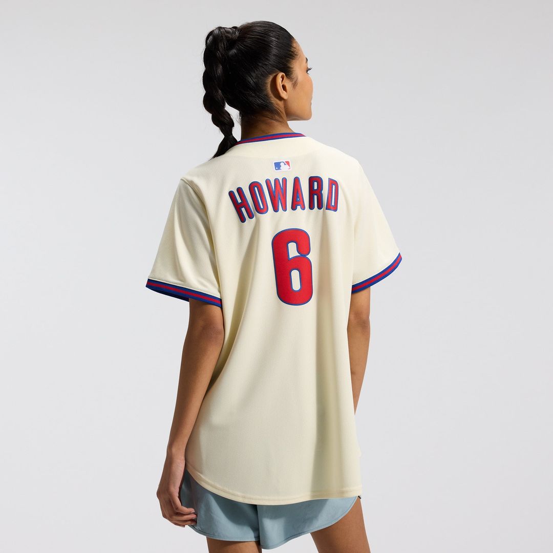 Philadelphia Phillies Ryan Howard Nike Women's Alternate 2 Limited Jersey ¨C Cream