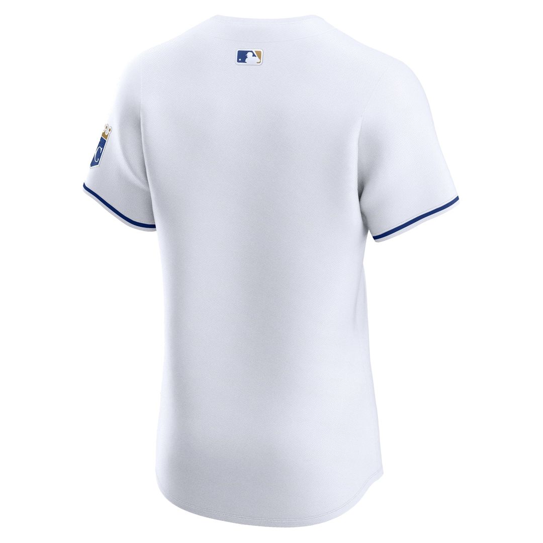 Kansas City Royals Nike Home Elite Jersey - White