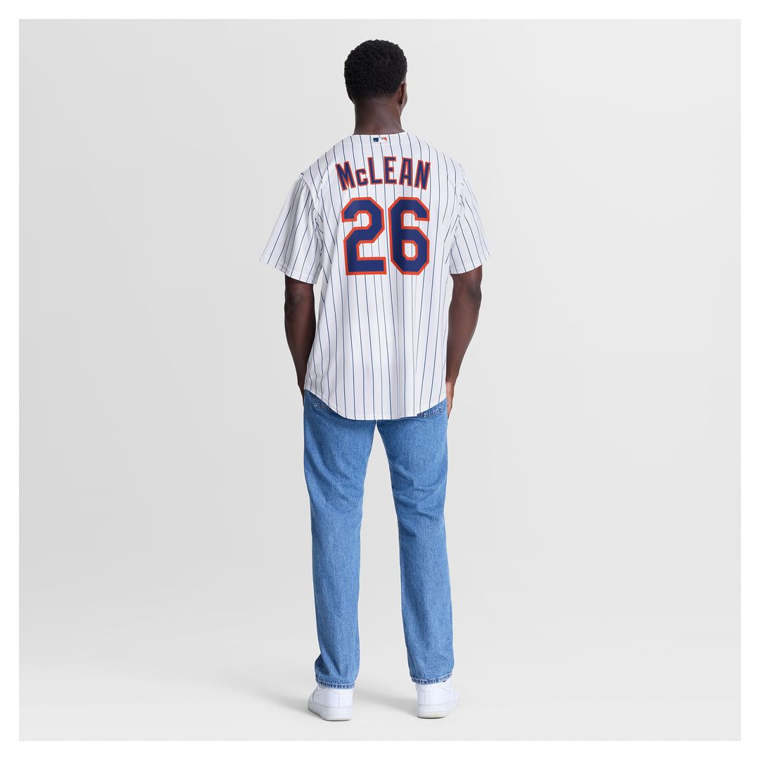 New York Mets Nolan McLean Nike Home Replica Jersey - White