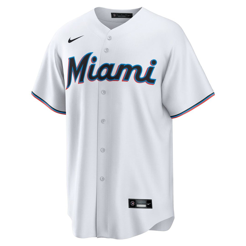 Miami Marlins Xavier Edwards Nike Home Replica Jersey - White