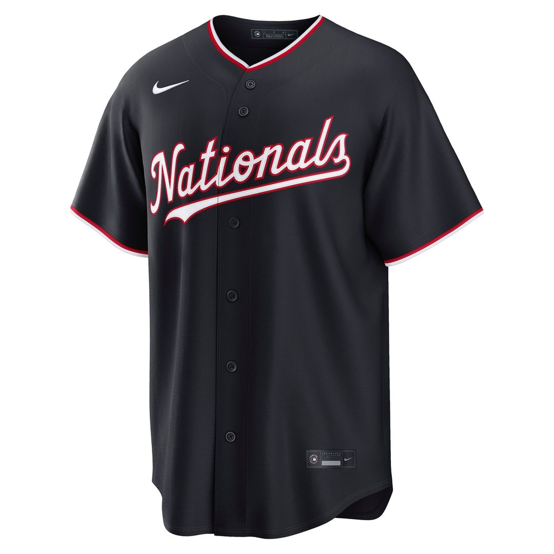 Washington Nationals James Wood Nike Alternate Replica Jersey - Navy