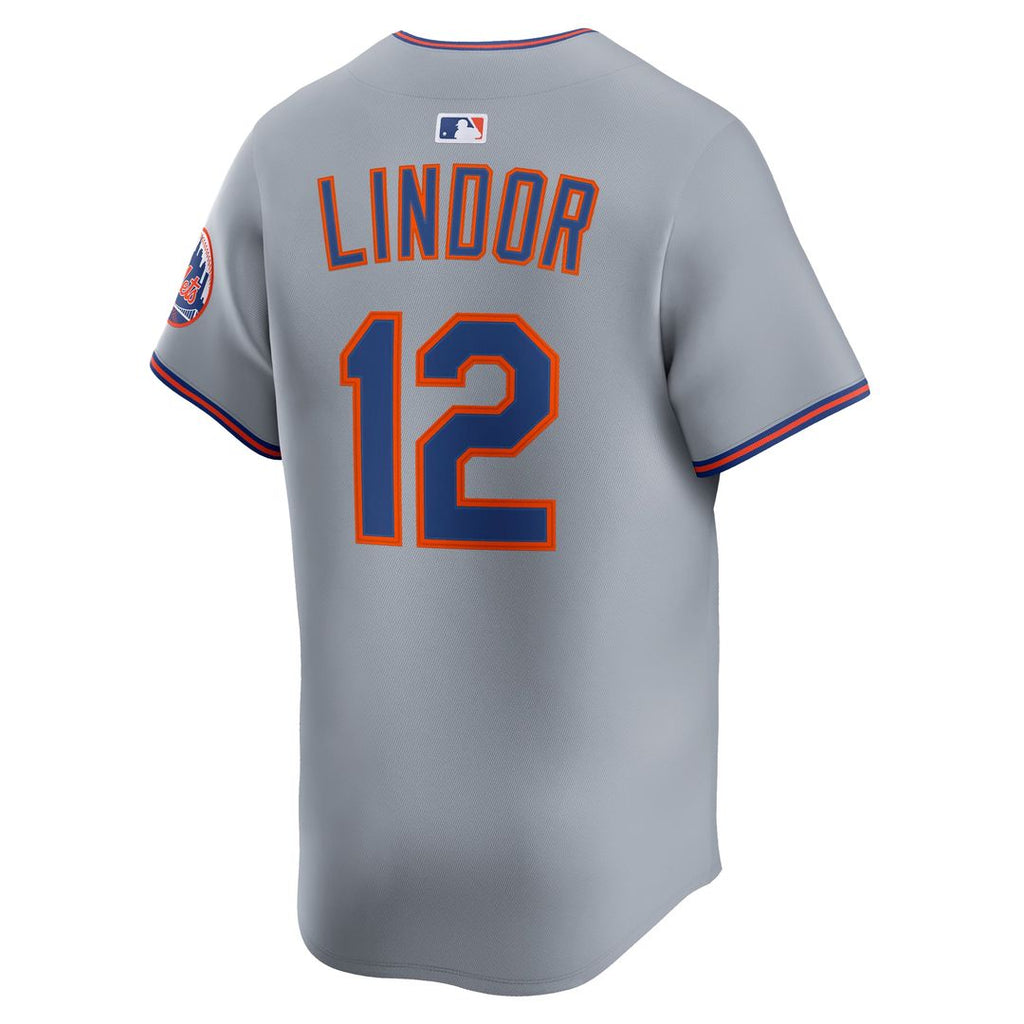 New York Mets Francisco Lindor Nike Home Limited Jersey - White
