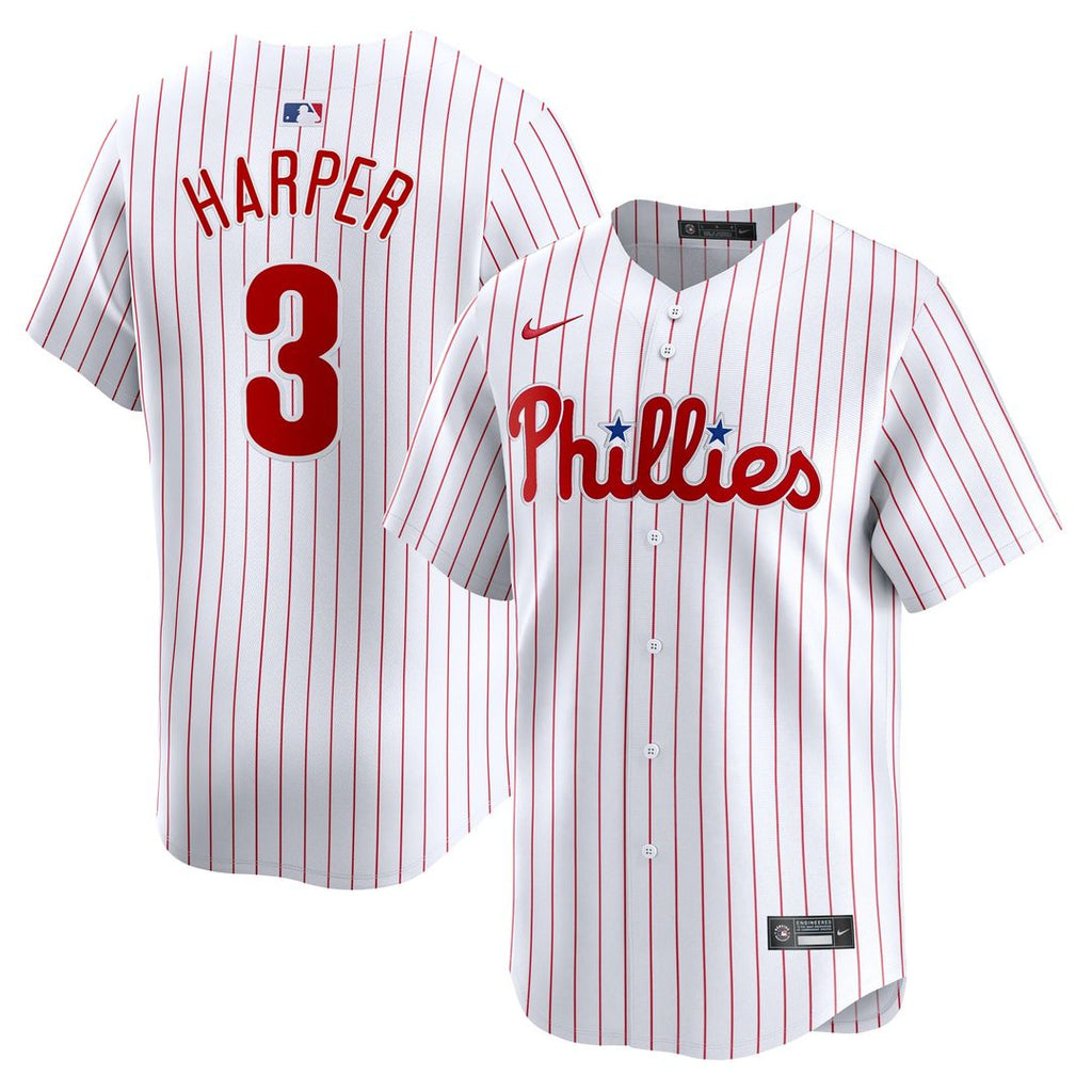Philadelphia Phillies Bryce Harper Nike Youth Home Limited Player Jersey - White
