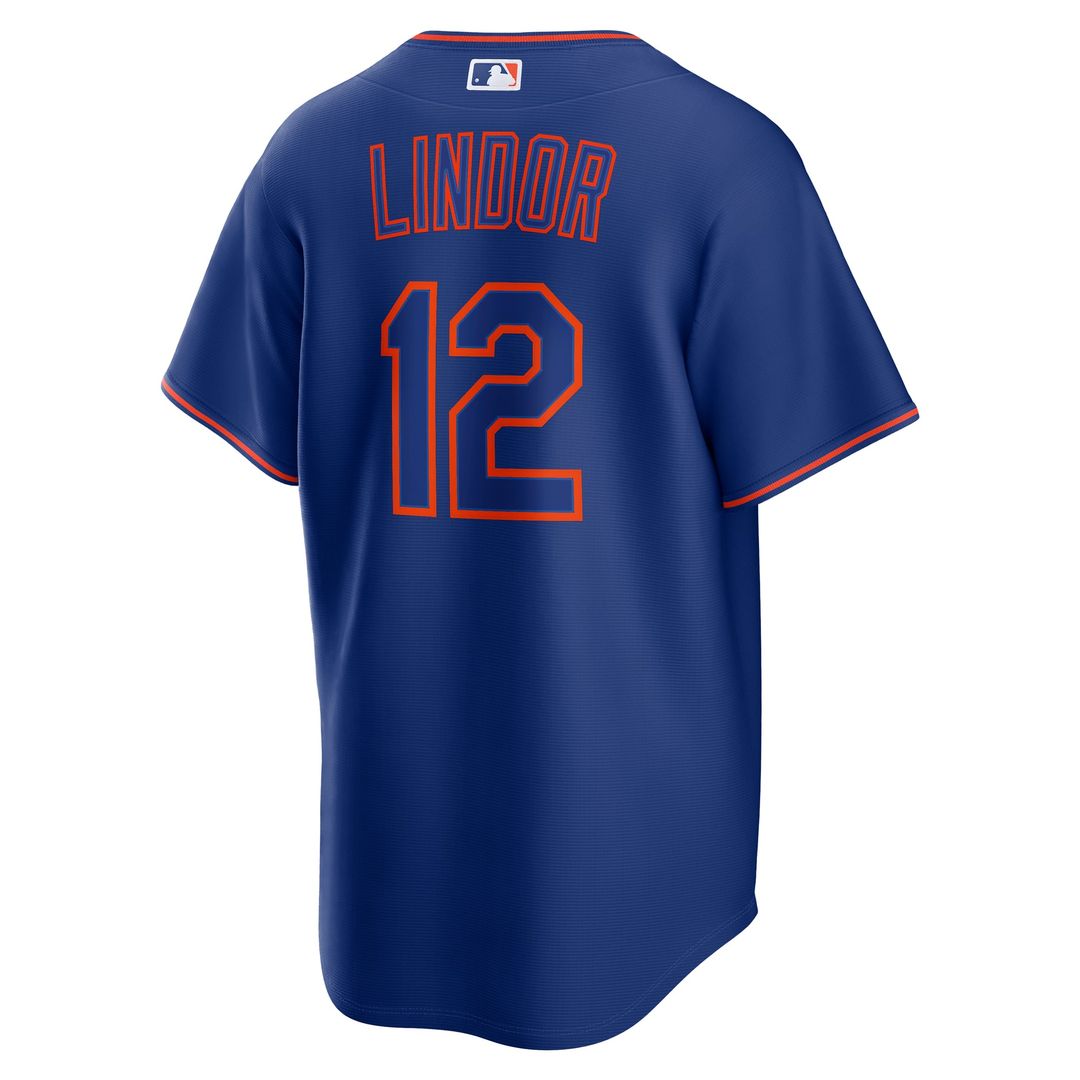 New York Mets Francisco Lindor Nike Alternate Replica Jersey - Royal