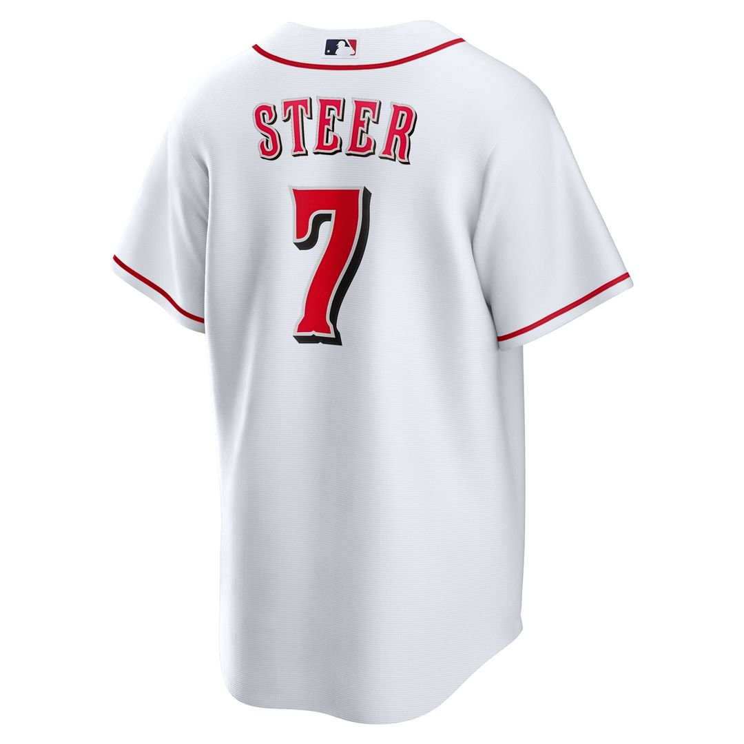 Cincinnati Reds Spencer Steer Nike Home Replica Jersey - White