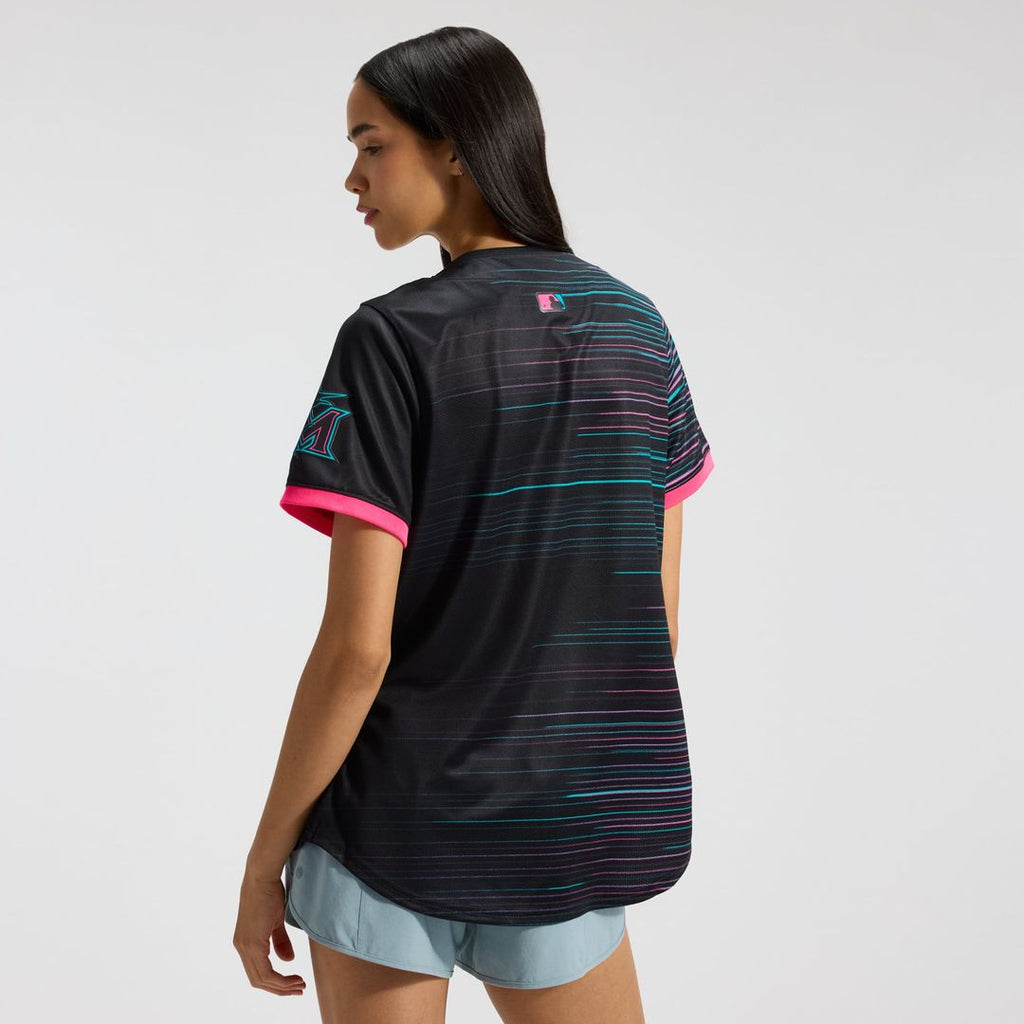 Miami Marlins Nike Women's 2025 City Connect Limited Jersey - Black