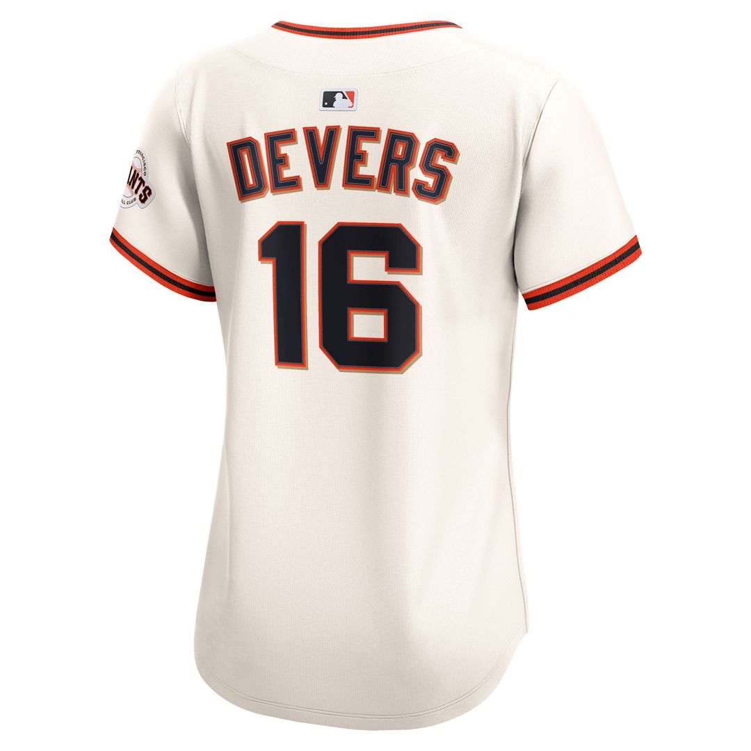 San Francisco Giants Rafael Devers Nike Women's Home Limited Player Jersey - Cream