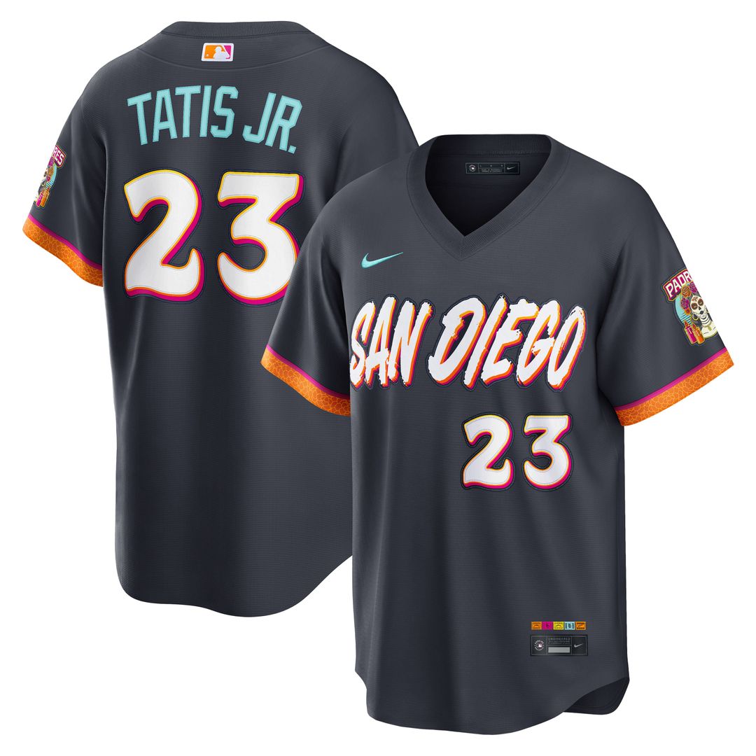 San Diego Padres Fernando Tatis Jr. Nike 2026 City Connect Stadium Jersey - Obsidian